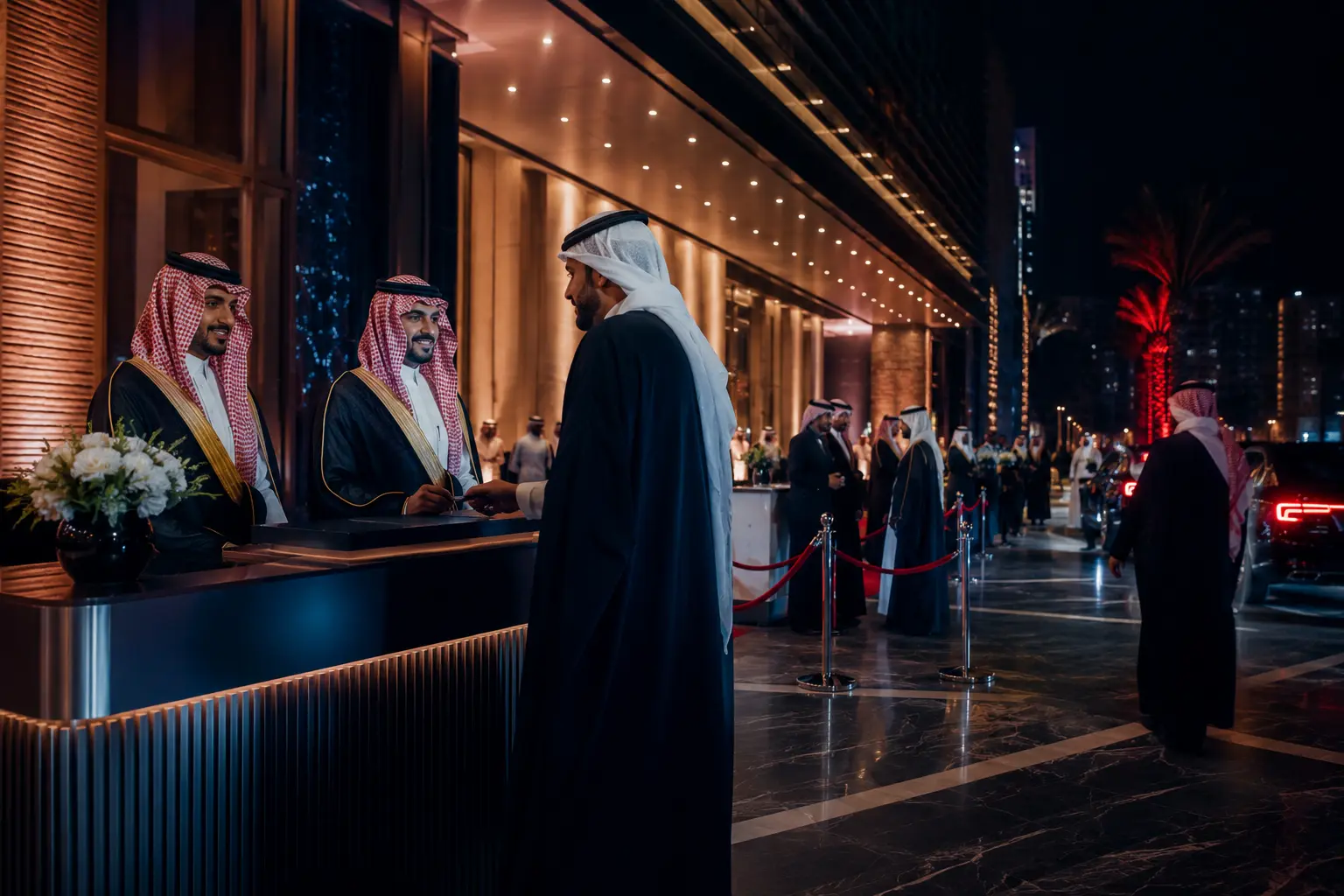البروتوكول والضيافة والتسجيل